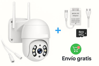 CAMARA WIFI EXTERIOR PTZ JORTAN JT-8161QJ YOOSEE-EP-NM20 MD-12848      🛡️ Protege tu hogar con inteligencia: Cámara IP Jortan 🏡