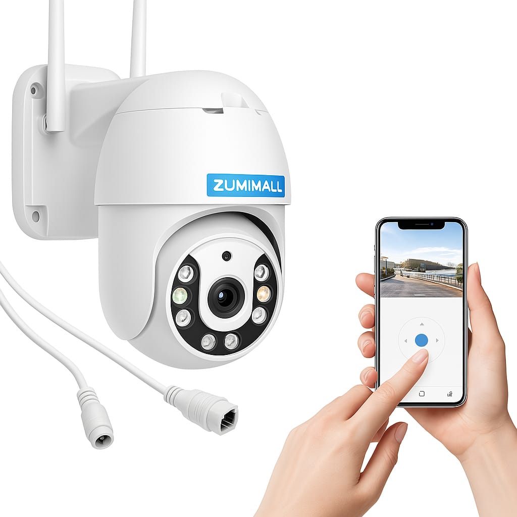CAMARA WIFI EXTERIOR PTZ JORTAN JT-8161QJ YOOSEE-EP-NM20 MD-12848      🛡️ Protege tu hogar con inteligencia: Cámara IP Jortan 🏡
