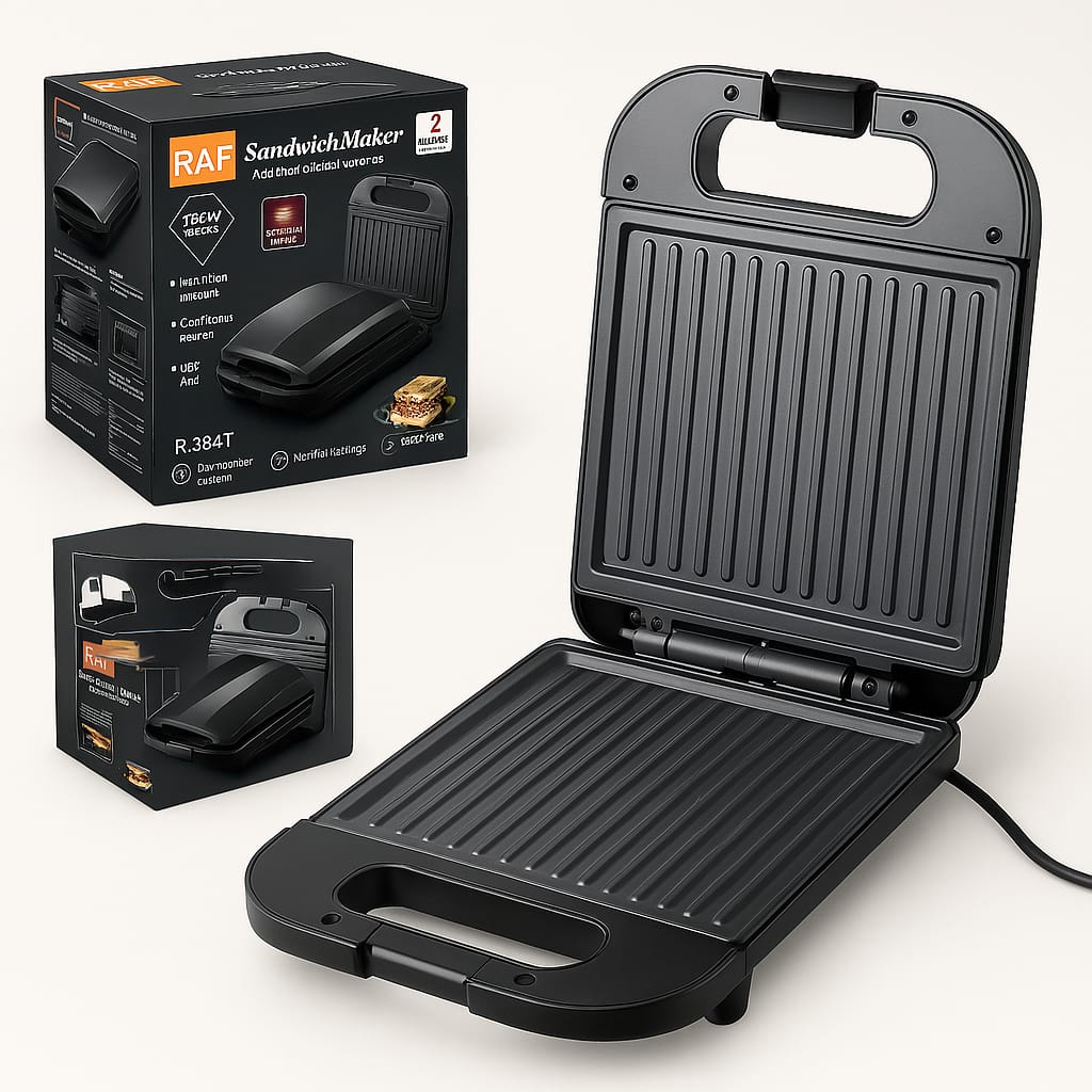TOSTADORA 1400W RAF R.92290-110   🧡 Desayunos rápidos con estilo 🧡.