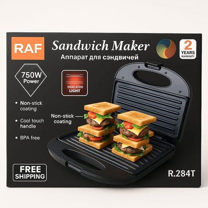 TOSTADORA 1400W RAF R.92290-110   🧡 Desayunos rápidos con estilo 🧡.