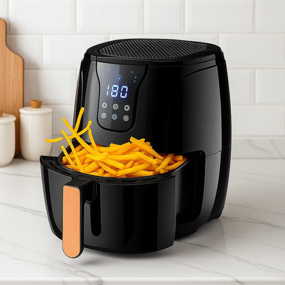 FREIDORA DE AIRE AIR FRYER DIGITAL 5.5 LITROS AF-338D    5.5 Litros de Comida Saludable