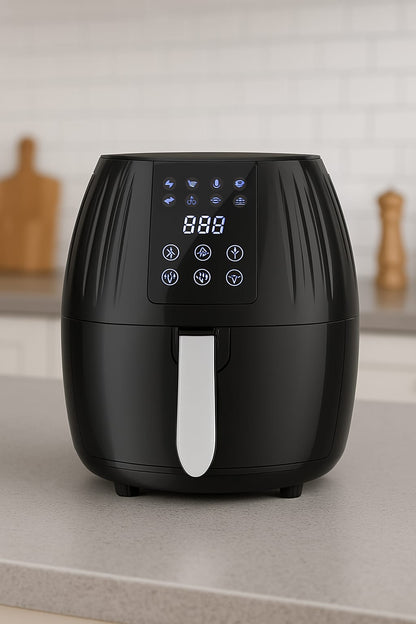 FREIDORA DE AIRE AIR FRYER DIGITAL 5.5 LITROS AF-338D    5.5 Litros de Comida Saludable