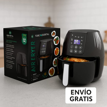 FREIDORA DE AIRE AIR FRYER DIGITAL 5.5 LITROS AF-338D    5.5 Litros de Comida Saludable