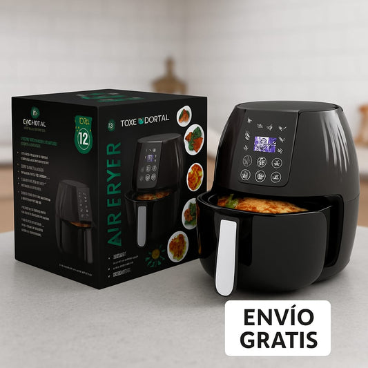 FREIDORA DE AIRE AIR FRYER DIGITAL 5.5 LITROS AF-338D    5.5 Litros de Comida Saludable