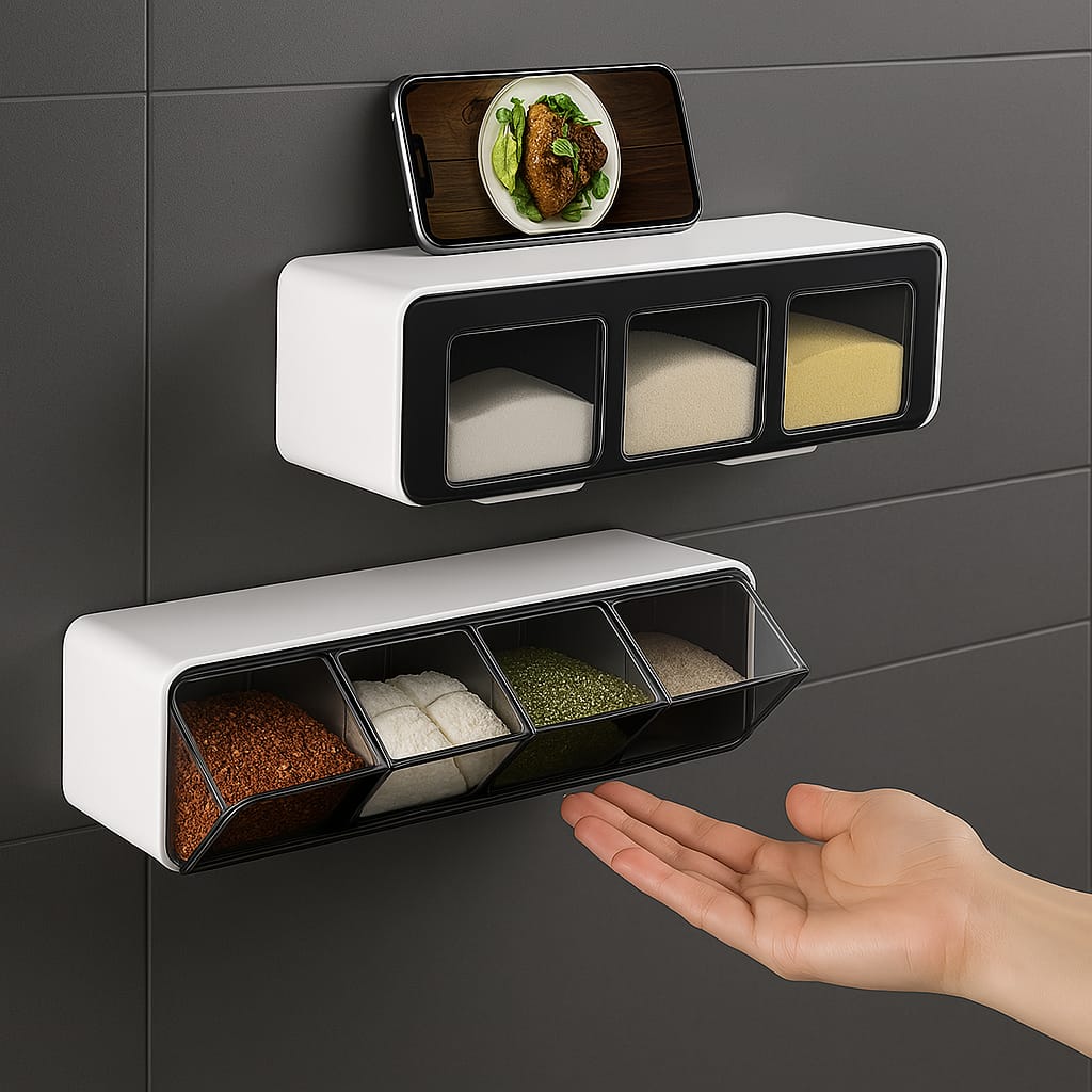 🧂 Organizador de Especias Frescura, orden y estilo en tu cocina — sin perforaciones.