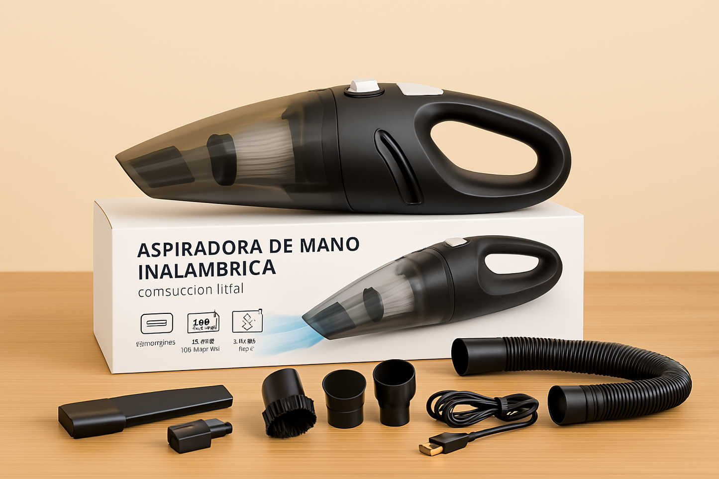 ASPIRADORA PARA CASA Y AUTO     🌀 Tu limpieza, más fácil que nunca ✨