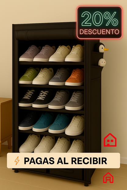 Organizador de Zapatos 9 Niveles – ¡Maximiza tu espacio con elegancia!