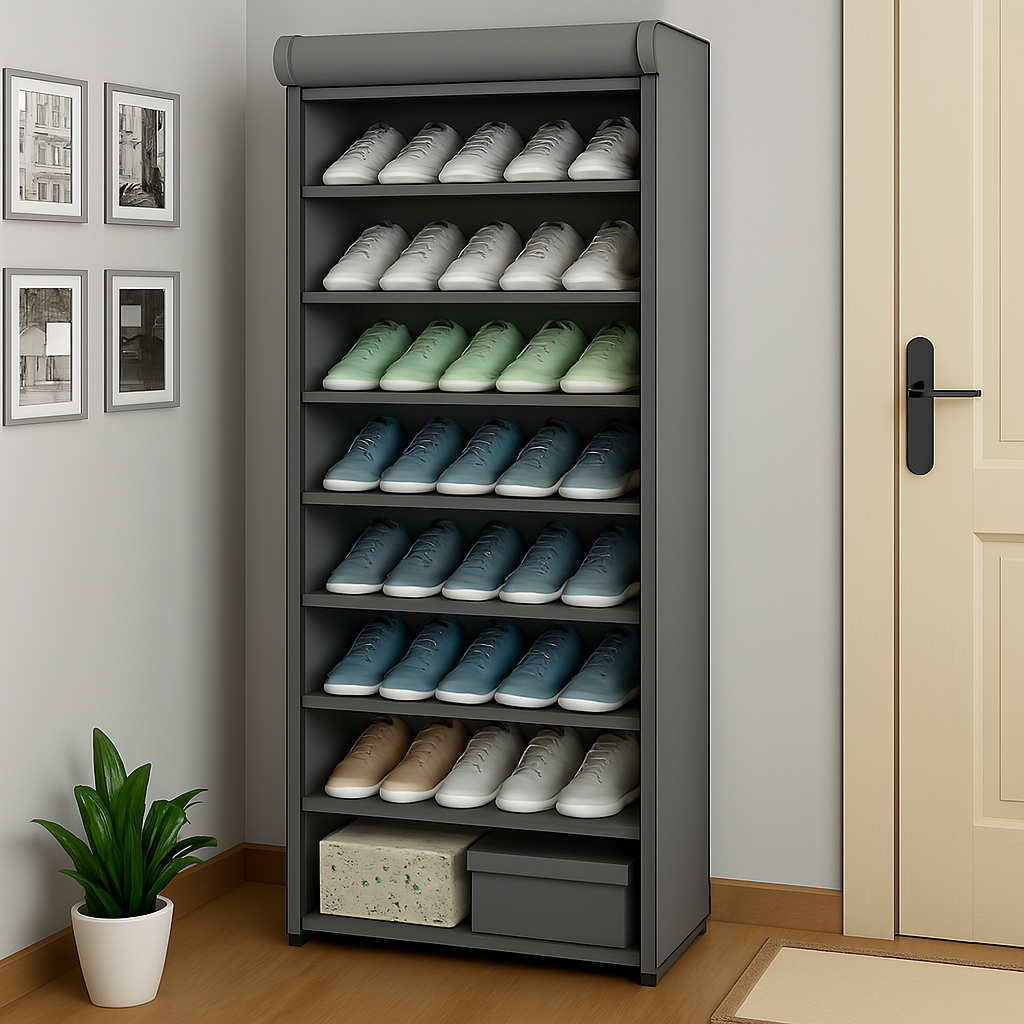 ORGANIZADOR DE ZAPATOS 9 NIVELES     🧡  Organiza tu calzado con elegancia y funcionalidad