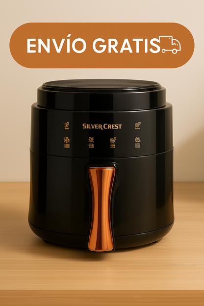 FREIDORA DE AIRE SILVER CREST JD689B 8L   🧡   Cocina sin esfuerzo. Disfruta con confianza.
